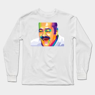 Spanish Laughing Guy meme Pop Art Long Sleeve T-Shirt